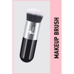 Demstar Professional Make-Up Luxury Kabuki Fondöten ve Allık Makyaj Fırçası Dm - Siyah-gri