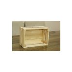 Demwood 30x20x10 Ebatında Natural Ahşap Kasa Sandık Raf Organizer