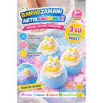 DENAPCAL Banyo Topu Oyuncaklı Sürpriz Köpüren Çocuk Banyo Bombası 3'lü Okyanus Kokulu 3'lü Avantajlı Paket (OYUNCAKLI)