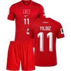 Denapcal Kenan Yıldız Türkiye 2026 Dünya Kupası Kırmızı 3'lü Çocuk Futbol Forma Seti ( Forma,şort ve Çorap ) - 3 - 4 Yaş