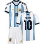 Denapcal Messi Arjantin 2026 Dünya Kupası 3'lü Çocuk Futbol Forma Seti(Forma,şortve Çorap) - 11 - 12 Yaş - Açık Mavi - Beyaz