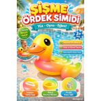 Denapcal Tutmaçlı Şişme Ördek Deniz Simidi Havuz Simidi Plaj ve Yazlık Şişme Su Oyuncağı Simit – Çocuk Deniz Simidi Havuz Simidi