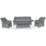 Denart Garden Delfin Rattan Bahçe Balkon Oturma Takımı