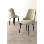 Denart Garden Sandalye - Ahşap - Krem