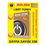 Deneme Deposu 2025-2026 Limit Türev Konu Denemeleri+Tablet Kalemi