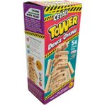 Denge Oyunu Cezalı Jenga -Cezalı Tower - Ahşap Büyük Boy 54 Parça - 0