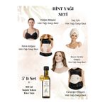 Dengeli Market HİNT YAĞI SARGI 5'Lİ SET:KARACİĞER, PELVİK, BOYUN, SAÇ VE GÖĞÜS SARGI BEZİ+100 ML HEXANSIZ HİNT YAĞI