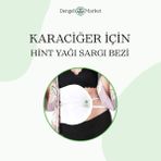 Dengeli Market Sargı Bezi * Detoks, Mide, Göbek Düğmesi Için Hint Yağı Paketi Sargısı | Tekrar Kullanılabilir |%100 Sızdırmaz - Bej