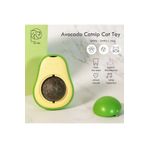 DENGESTORE Doğal Catnipli Yenilebilir Kedi Nanesi Otu Oyun Topu Oyuncağı Top Oyuncak Kedi Yalama Topu Avokado
