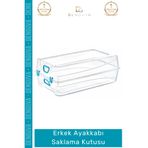 Denguva #AyakkabıKutusu Şeffaf Plastik İstiflenebilir Katlanabilir Modüler Modern Saklama Erkek Ayakkabı Kutusu