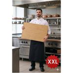 Denia Home | Cheff | Geniş Yüzeyli Doğal Bambu Kesme Tahtası Oluklu Et Sebze Doğrama Panosu Mega Boy 65 x 50 cm