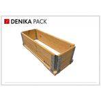 DENIKA PACK Katlanır Ahşap Kasa & Saksı – Modüler Depolama ve Taşıma Kutusu