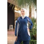 DENİKK TREND MODEST ÖZEL TASARIM PREMİUM DESIGN FERMUARLI ALT ÜST TUNİK PANTOLON TAKIM Lacivert1 S