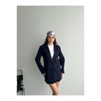 DENİKK TREND UZUN BOY DOUBLE KUMAŞ BLAZER CEKET-TRENDING LONG DOUBLE FABRIC BLAZER JACKET