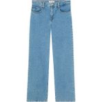 Denim Avril Mid Slouchy Wide Leg Kadın Kot Pantolon - Mavi - 27