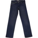 Denim Cartel Fistan Store Erkek Koyu Mavi Yüksek Bel Rahat Kesim Boru Paça Büyük Beden Jean Pantolon - 33