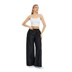 Denim Duble Paça Pantolon BLACK