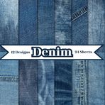 Denim Scrapbook Paper Craft Pad: 12 Blue Jeans Designs, 24 Double-Side Sheets Printed on 8.5"x8.5" Sized Scrapbooking Paper With Premium Color. ... Collage, Cardstock, Gift Wrapping and More!