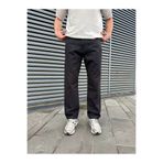 DENIMLAND Erkek Baggy Straight Kot Pantolon Normal Düz Paça Denım Genç Rahat Kalıp Jean