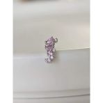 Deniz Atı Model Kıkırdak Piercing Tragus Helix Silver Gümüş Renk Küpe