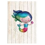 Deniz Bebek Folyo Balon Mavi