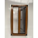 Deniz Cam Sineklik Plise Yatay Sineklik Pileli Plise Akordiyon Sürme Katlanır Sineklik Açık Kahve - 40-70 x 170-220 cm
