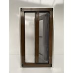 Deniz Cam Sineklik Plise Yatay Sineklik Pileli Plise Akordiyon Sürme Katlanır Sineklik Koyu Kahve - 40-70 x 170-220 cm