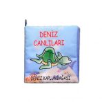 Deniz Canlıları Kumaş Sessiz Kitap T059 - Bez Kitap