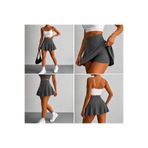 DENİZ FASHION Beliza 2"si 1 arada içten şortlu yüksek bel tennis spor etek