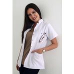 DENİZ İŞ Kısakol Kadın Ceket Boy Hakim Yaka Doktor Öğretmen Laboratuvar Önlüğü-306
