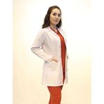 Deniz İş Orta Boy Gömlek Yaka Beyaz Doktor Hemşire Önlüğü
