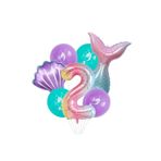 Deniz Kizi Temali Rakamli Yaş Balon Set, 2