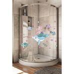 Deniz Kızı Ve Balıklar Temalı Çocuk Odası Banyo Duvar Sticker