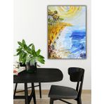 Deniz Manzara El Yapımı Yağlı Boya Tablo 84x114cm