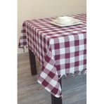 Deniz Marketim, Yerli Masa Örtüsü Sofra Bezi Piknik Örtüsü 140 X 140 cm Bordo, Bordo, DMSBPOBS0001