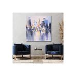 Deniz Modern El Yapımı Yağlı Boya Tablo 106x106cm