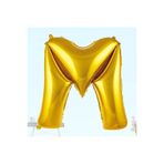 Deniz Parti Süsleri Folyo Balon M Harfi Gold Renk - M Harf Balon - Harf Folyo Balon 100 Cm Gold Balon