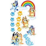 Deniz Parti Yenilebilir Şekerli Kağıt Baskısı Cupcake ve Pasta Resim Baskı Bluey Temalı 98