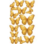 Deniz Parti Yenilebilir Şekerli Kağıt Baskısı Cupcake ve Pasta Resim Baskı Kelebek Temalı 17