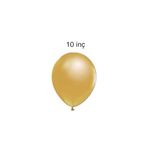 Deniz Party Store 10" Inç Balon Metalik Gold 10 Adet