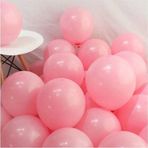 Deniz Party Store 12 İnç Pembe Renk 25 Adet Pastel Balon