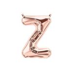 Deniz Party Store 16 inç 40 cm Z Harfi Rose Gold Folyo Balon