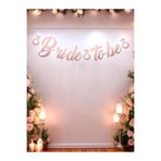 Deniz Party Store Bride To Be Rose Gold Kaligrafi Metalik Yazı