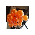 Deniz Party Store Metalik Balon 12 Inç Turuncu Renk 25 Adet