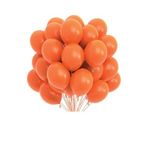Deniz Party Store Pastel Balon 12 Inç Turuncu Renk 25 Adet