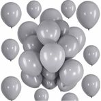 Deniz Party Store-Pastel gri Balon 12" inç 10 Adet