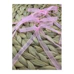 Deniz Party Store Pembe 6 Mm Organze Hazir Fiyonk Kurdele 10 Adet Balon Pasta Kurdelesi