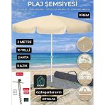 Deniz Plaj Şemsiyesi Seti Çanta - Kazık