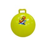 Deniz Sport Eğlenceli Zıplama Topu 45 cm Çocuk Boyu Zıp Zıp Top - Sarı