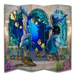Deniz Tasarımlı Özel Tasarım Paravan Room Divider 180 x 200 cm